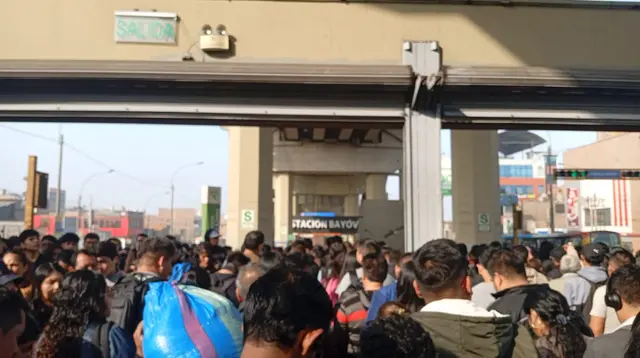 Exteriores de la estación Bayovar. Foto: Difusión Exteriores de la estación Bayovar. Foto: Difusión