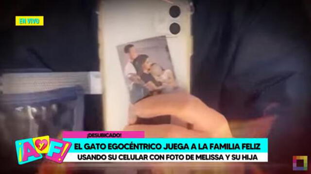 Anthony Aranda y su foto familiar con Melissa Paredes