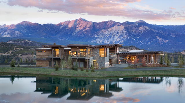 Una propiedad en el complejo llega a costar entre $2 millones y $25 millones de dólares. Foto Yellowstone Club