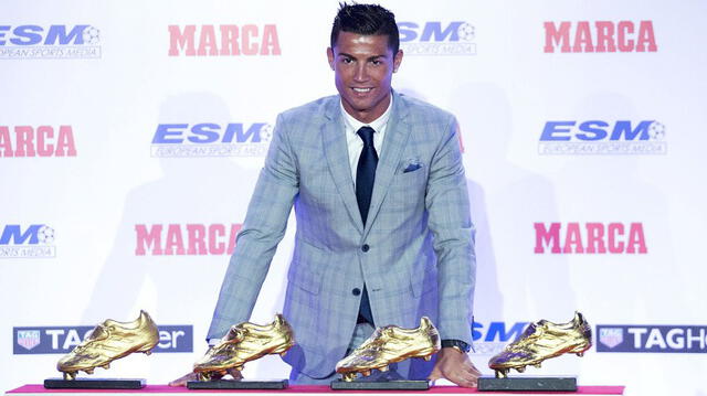 Botas de oro de Cristiano Ronaldo