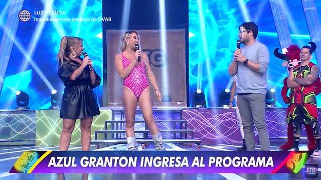 Azul Granton es la nueva integrante de Esto es guerra Perú. Foto: captura de América TV