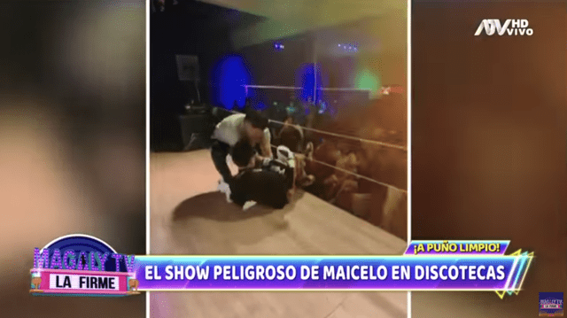 Magaly retira de su set a Jonathan Maicelo tras tensa discusión por peleas en discotecas