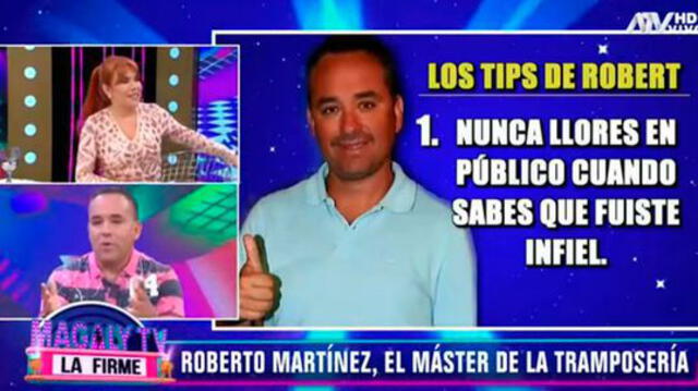 Roberto Martínez dio tips para no ser descubierto en infidelidad