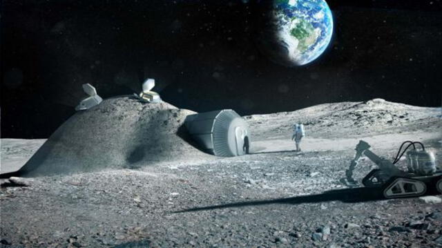 Antes de colonizar la Luna, la humanidad debe analizar el potencial del satélite para acogernos. Foto: Fosterandpartners