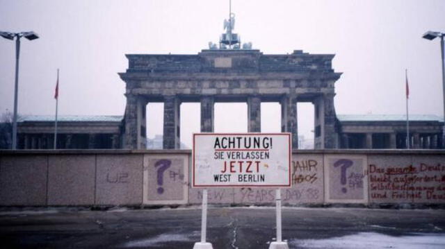 El Muro de Berlín cayó el 9 de noviembre de 1989. Foto: AFP