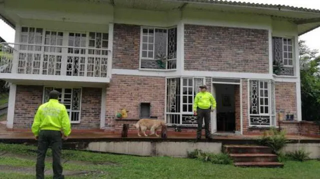 Uno de los 14 "aparmenticos" de Carlos Lehder, ubicados en Armenia, Colombia. Foto: Policía de Colombia