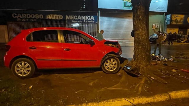 Imágenes del accidente en Brasil. Foto: 24 Horas   