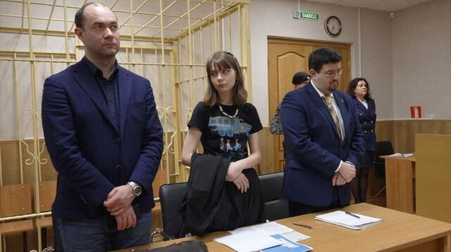 Olesya Krivtsova se encuentra con arresto domiciliario por el momento. Foto: BBC   