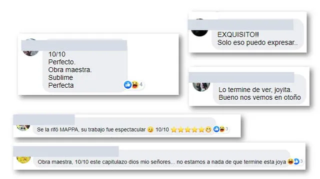  Fans reaccionan al capítul especial de “Shingeki no Kyojin”. Foto: capturas de Facebook   