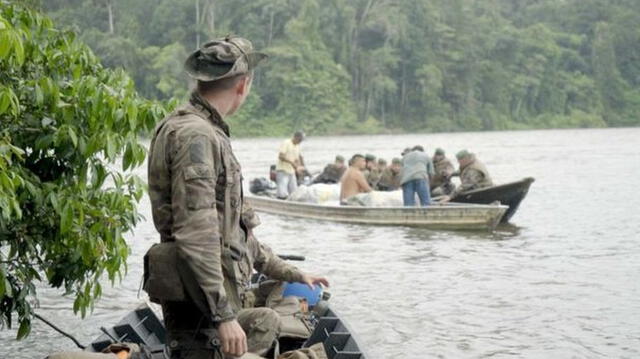  Los habitantes usan lanchas para trasladarse a las comunidades. Foto: BBC<br>    