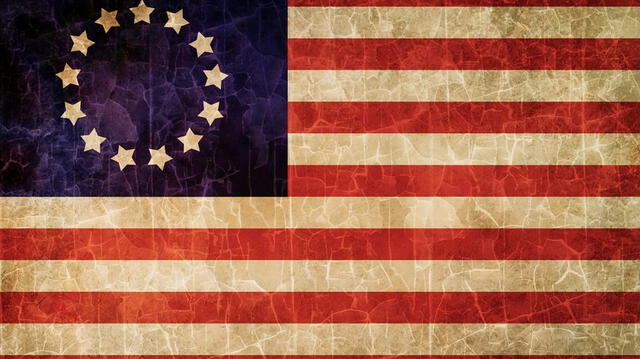  La bandera de EE.UU. tenía inicialmente 13 estrellas. Foto: BBC<br>    