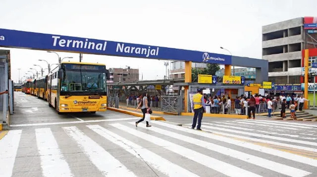 La estación Naranjal contará con el primer paradero del teleférico SJL-Independencia. Foto: Infobae   