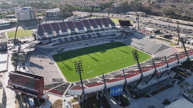  El Snapdragon Stadium será el recinto encargado de albergar la final de la Copa Oro 2024. Foto: San Diego Union-Tribune    