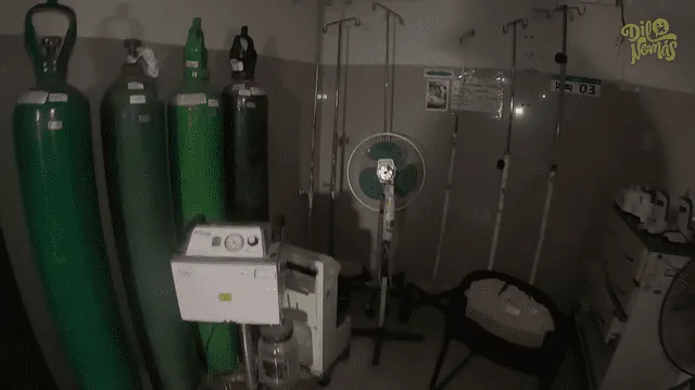 Sala de UCI abandona en hospital de Cañete. Foto: captura de Youtube/Dilo Nomas   