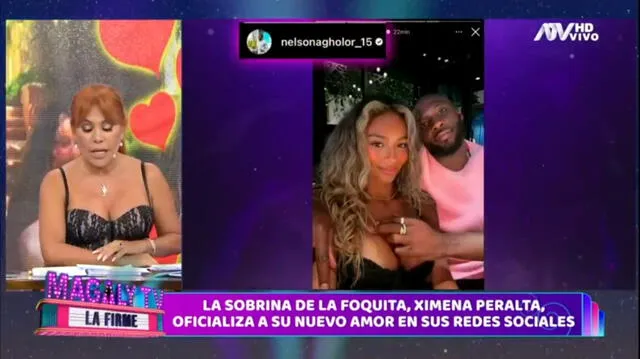  Ximena Peralta oficializa su vínculo amoroso con deportista. Foto: captura de Magaly TV La Firme   