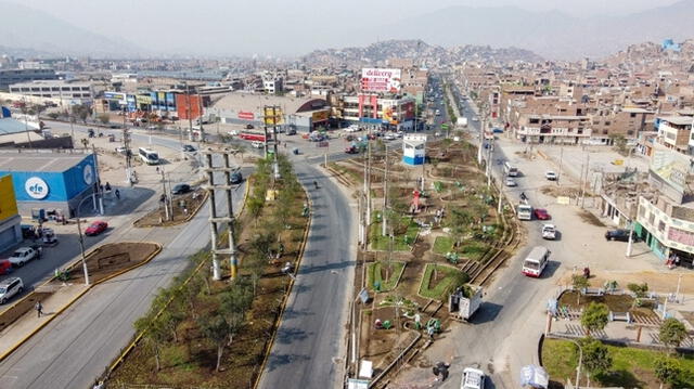 La av. Fernando Wiesse es una de las avenidas principales de San Juan de Lurigancho. Foto: El Peruano   