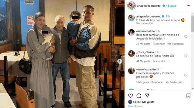 Ana Paula Consorte publishes a family photo with Paolo Guerrero, her children and her father, but then deletes it | Shows