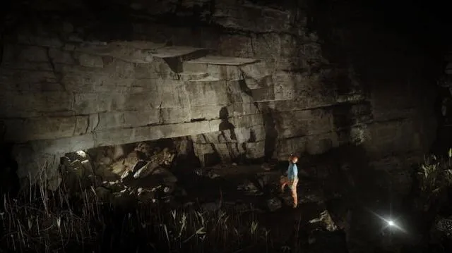Así luce la entrada a la Cueva de los Tayos. Foto: BBC   