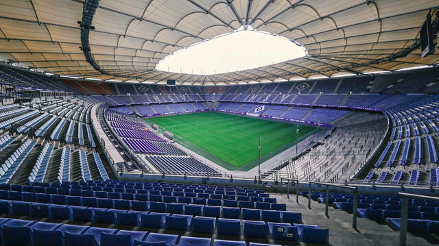 El Volksparkstadion es la sede para los juegos en condición de local del Hamburgo SV. Foto: UEFA Euro 2024   