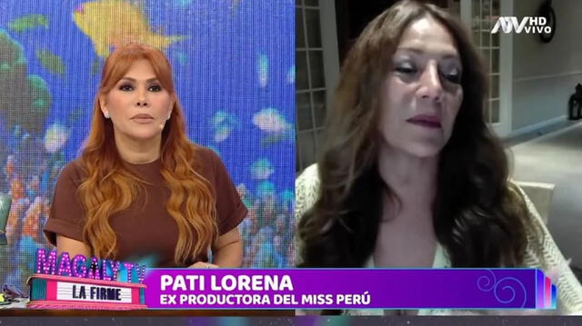 Exproductora del Miss Perú se pronunció a través del programa de Magaly Medina. Foto: Captura de pantalla/Atv   