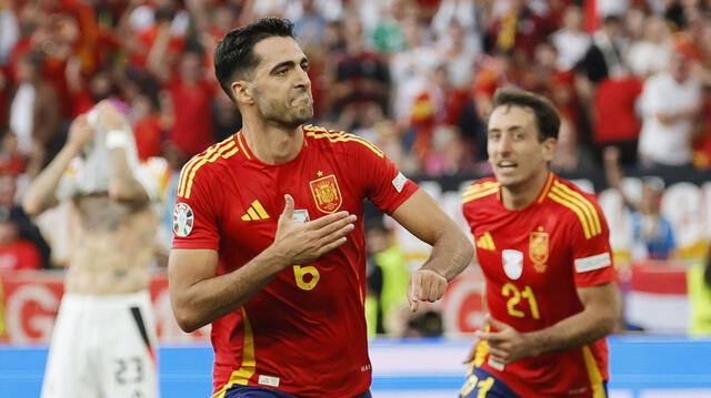  España eliminó a Alemania para clasificarse a las semifinales de la Eurocopa 2024. Foto: EFE   