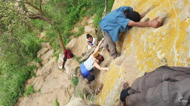  Para llegar a este templo se debe escalar. Foto: Mi baúl de blogs<br><br>    