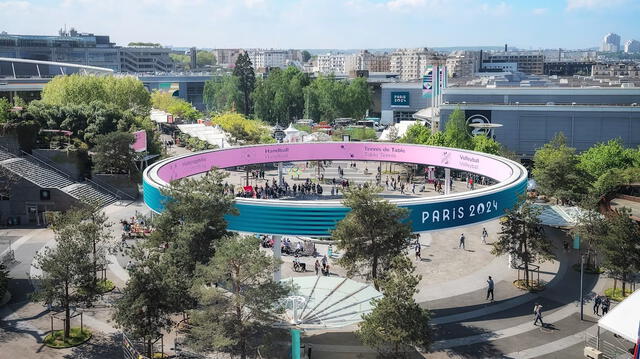  El estadio París Sur Arena es el escenario que albergará el encuentro de vóley entre Estados Unidos y Serbia. Foto: Paris 2024    