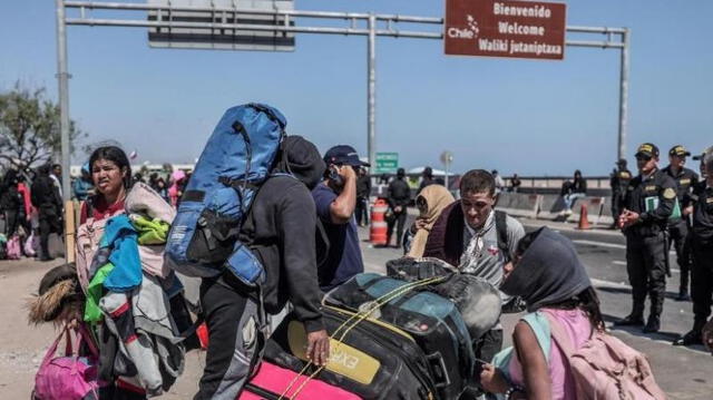  Perú ha expulsado a 416 migrantes. Foto: Tv Perú.   