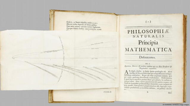 El libro Philosophiæ Naturalis Principia Mathematica es comúnmente conocido como Principia. Foto: Kharbine-Tapabor/imago images   