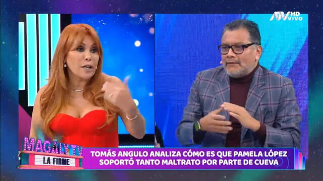  Magaly Medina estalló contra Tomás Angulo durante entrevista. Foto: Captura ATV   