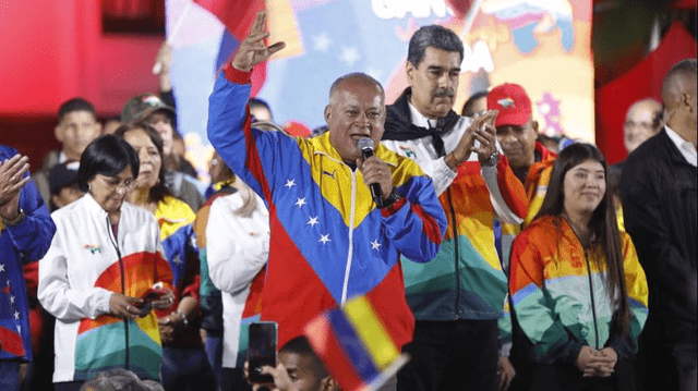 Diosdado Cabello fue nombrado Ministro de Interior y Justicia de Venezuela. Foto: AFP   