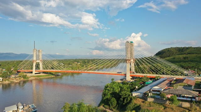  Puente Huallaga de 408 metros. Foto: MTC    