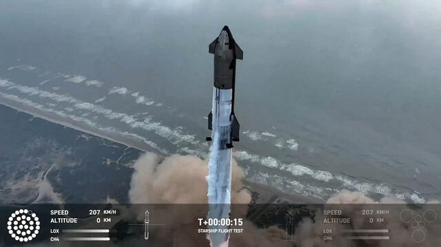 Esta es la primera vez que se detecta un agujero ionosférico de origen no químico causado por un lanzamiento espacial. Foto: AFP.   