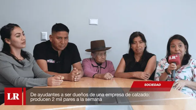  La familia Vera durante la entrevista con La República. Foto: La República   