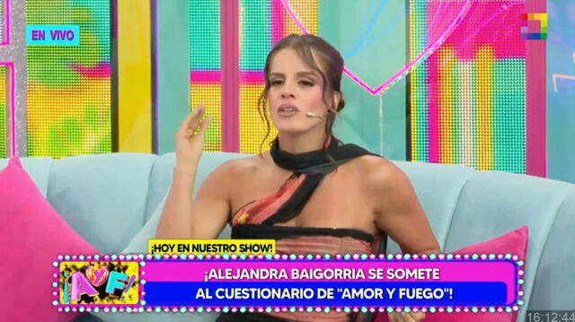  Alejandra Baigorria se presentó para ofrecer detalles sobre su vida profesional. Foto: Willax Televisión   