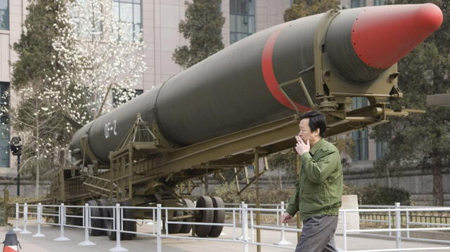  China llevó a cabo una prueba inusual de un misil intercontinental, señalando un progreso en su programa de modernización nuclear. Foto: EFE   