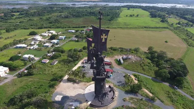 Conmemora el 500 aniversario del descubrimiento de América por Cristóbal Colón. Foto: Primera Hora.   