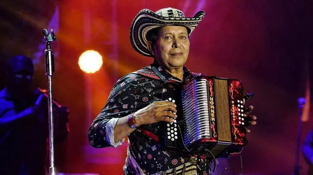 El famoso músico Egidio Cuadrado falleció el 21 de octubre, en Colombia. Foto: CV Noticias   