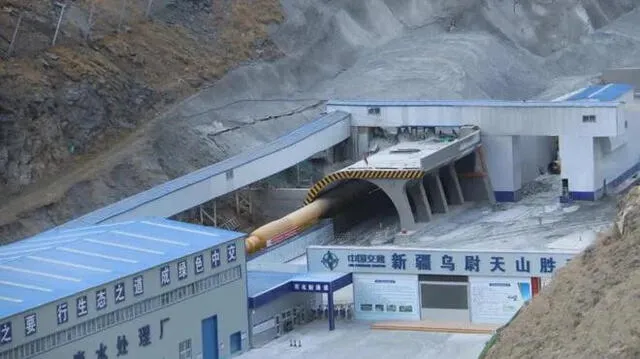 La obra del túnel Shengli de Tianshan incluyó varias diversas medidas para mitigar el impacto ecológico. Foto: difusión   