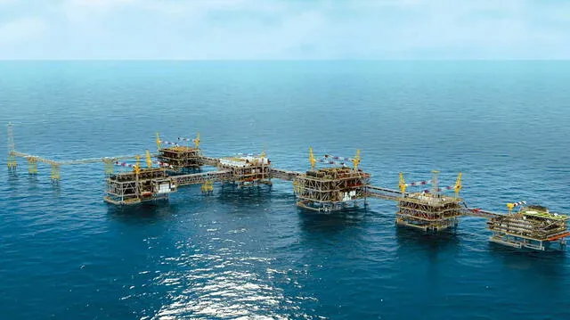 Safaniya, el mayor yacimiento marino de petróleo del mundo. Foto: Africa Energy Insights. Safaniya, el mayor yacimiento marino de petróleo del mundo. Foto: Africa Energy Insights.