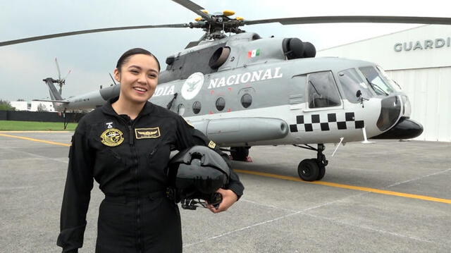Hansel Aguilar, piloto de 23 años de la Guardia Nacional de México. Hansel Aguilar, piloto de 23 años de la Guardia Nacional de México.