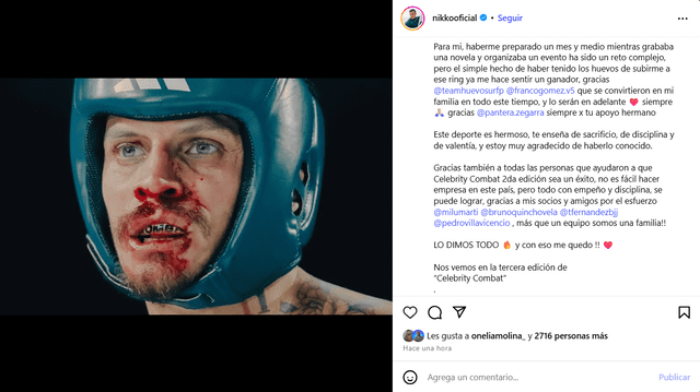 Mensaje de Nico Ponce Mensaje de Nico Ponce