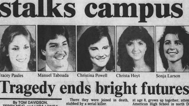 Las víctimas del asesino serial eran jóvenes universitarios. Las víctimas del asesino serial eran jóvenes universitarios.