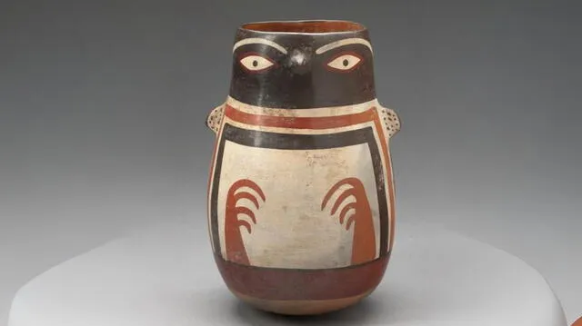 Esta vasija peruana con forma de pingüino fue elaborada por el pueblo Nazca. Foto: Museo de Arte de Chicago Esta vasija peruana con forma de pingüino fue elaborada por el pueblo Nazca. Foto: Museo de Arte de Chicago