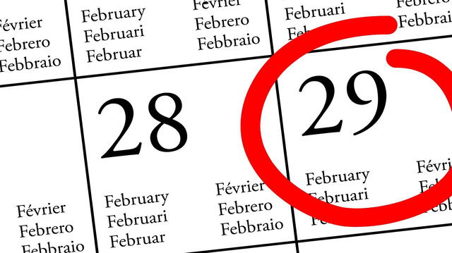 Un año bisiesto tiene el día 29 en febrero. Foto: CDN Un año bisiesto tiene el día 29 en febrero. Foto: CDN