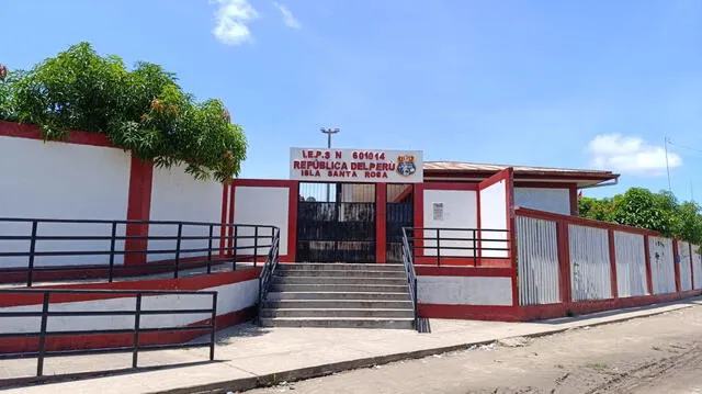 Colegio nacional República Nacional del Perú - Isla Santa Rosa. Foto: cortesía Colegio nacional República Nacional del Perú - Isla Santa Rosa. Foto: cortesía