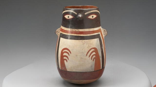  Esta vasija peruana con forma de pingüino fue elaborada por el pueblo Nazca. Foto: Museo de Arte de Chicago   