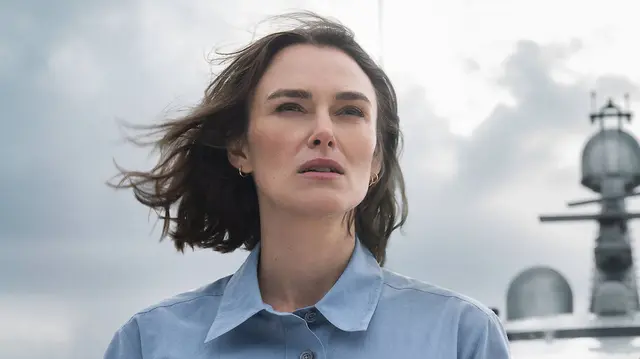 Keira Knightley en 'La mujer del camarote 10'. Foto: Netflix Keira Knightley en 'La mujer del camarote 10'. Foto: Netflix