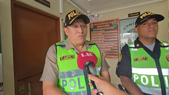  Coronel de la Policía, Gastón Alzamora Solórzano. Foto: Melissa Landa / La República   