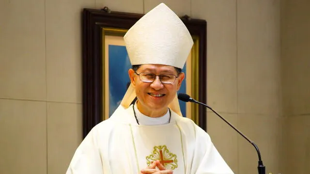 Luis Antonio Tagle managed to connect with people from all backgrounds. Photo. La Prensa Luis Antonio Tagle managed to connect with people from all backgrounds. Photo. La Prensa